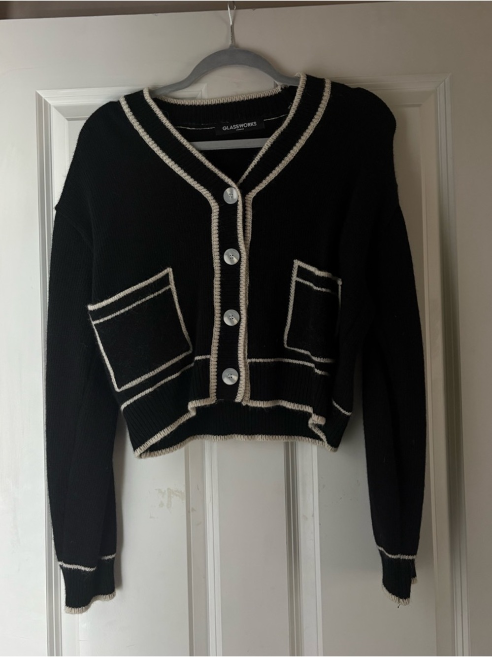 Glassworks London Black Sweater Small